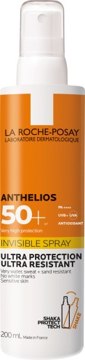 LA ROCHE-POSAY ANTHELIOS Spray niewidoczny do ciała i twarzy SPF50+ 200 ml