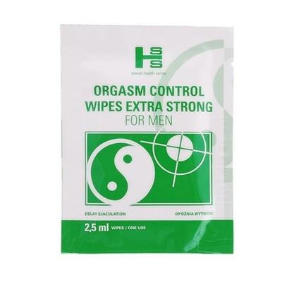Orgasm Control Wipes 6szt. chusteczki opóźniające wytrysk