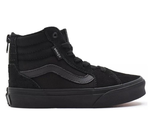 Buty miejskie trampki młodzieżowe za kostkę czarne VANS FILMORE HI ZIP 36.5