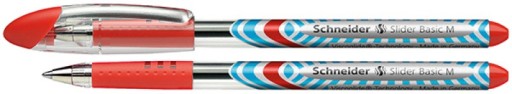 Długopis SCHNEIDER Slider Basic M czerwony