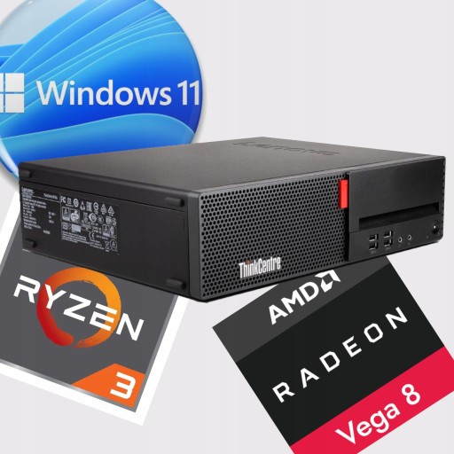LENOVO THINCENTRE M75S | RYZEN 3 3200G| 8GB 240SSD| WIN11/10 | OFFICE