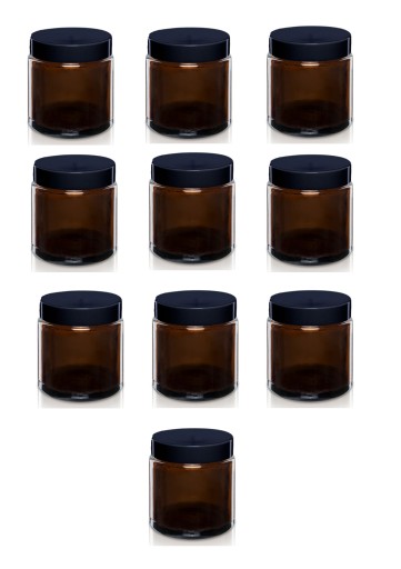 Słoik brązowy 120 ml do świec sojowych wosk sojowy