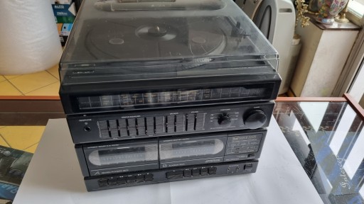 GRAMOFON WIEŻA DUAL MIDI 2225 CZARNY STAN DOBRY GW