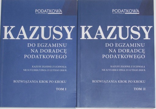 Kazusy do egzaminu na doradcę podatkowego Praca zbiorowa