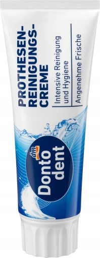 DONTODENT SPECJALNA PASTA KREM DO CZYSZCZENIA MYCIA PROTEZ 75ml
