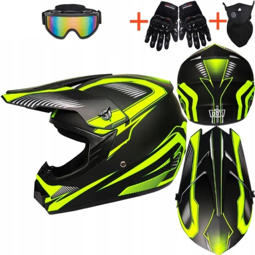Kask MTB Fullface motocrossowy Off-Road Endur