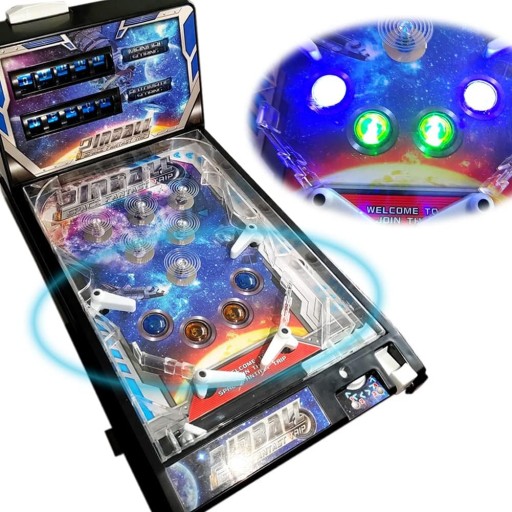 Flipper Gra Elektroniczna Zręcznościowa Retro Pin-ball Fliper Pinball