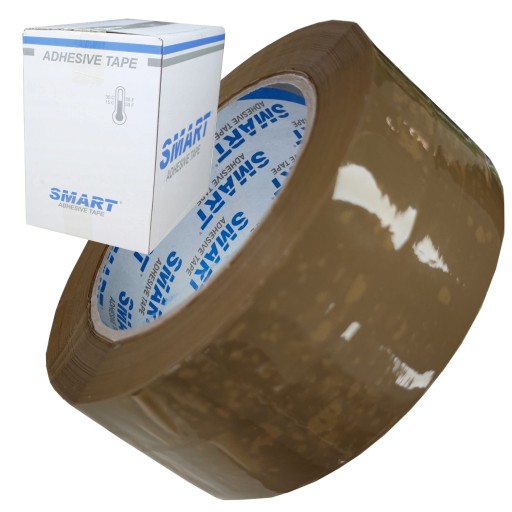 TAŚMA KLEJĄCA BRĄZ 48/132 SOLVENT SMART MOCNA