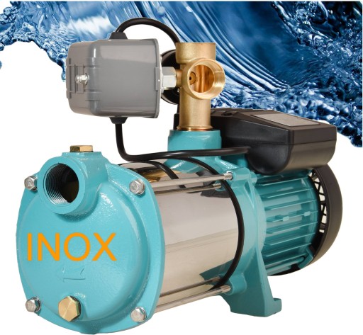 POMPA Z OSPRZĘTEM DO WODY MH MHI 1300 INOX HYDROFOROWA 100L/MIN 1300W