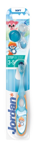 JORDAN Szczoteczka do zębów STEP BY STEP 3-5 lat 1 sztuka