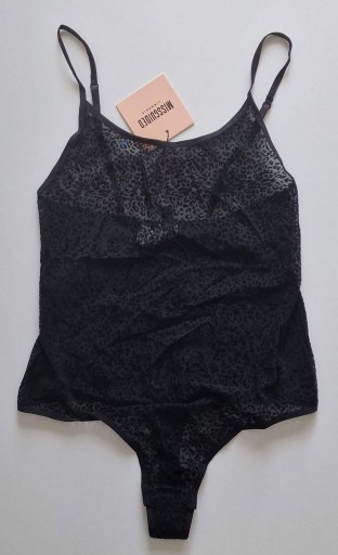 Body Panterka Leopard Devore MISSGUIDED 36S
