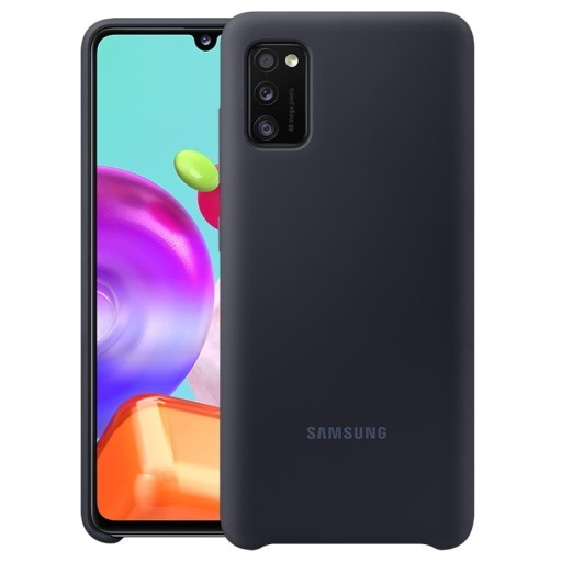 ORYGINALNE ETUI GALAXY A41 SILICONE COVER BLACK