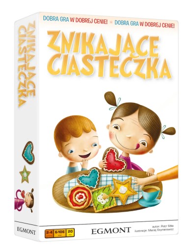 Gra planszowa EgmonT. ZNIKAJĄCE CIASTECZKA