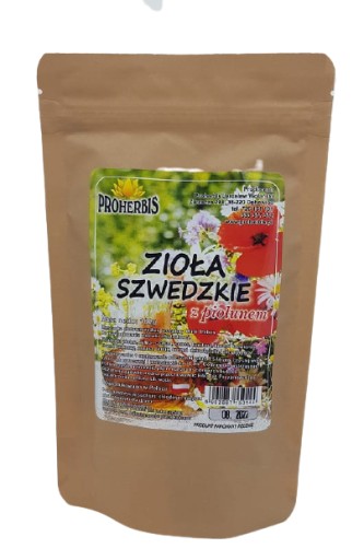 ZIOŁA SZWEDZKIE Z PIOŁUNEM 100G / PROHERBIS