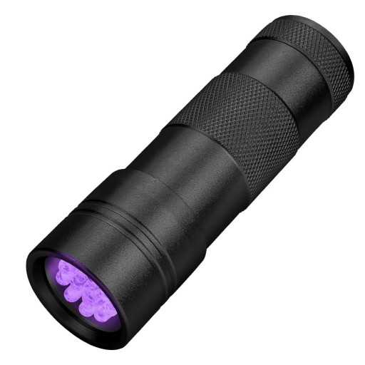 MOCNA LATARKA LED ZOOM UV DO BURSZTYNÓW