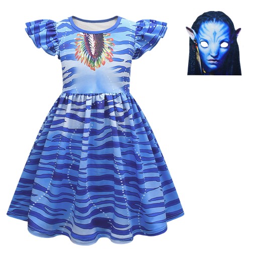 cosplay dziecięca Avatar Vliegende Mouw Jurk B53-116