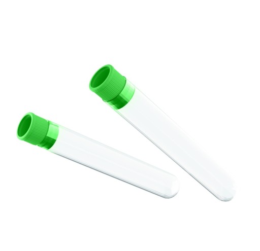 PROBÓWKA PLASTIKOWA PS 12X75 MM Z KORKIEM x10