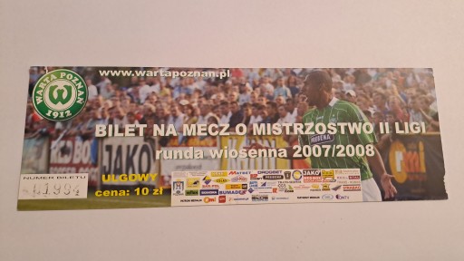WARTA POZNAŃ WIOSNA 2008 GKS JASTRZĘBIE PIAST LECHIA ŚLĄSK KATOWICE PELIKAN