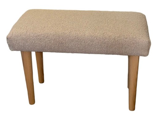 Ławeczka Tapicerowana, siedzisko 60x30x40 Now or Never , Boucle