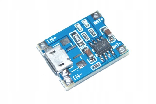 Moduł ładowarki Li-Ion TP4056 1A 5V microUSB