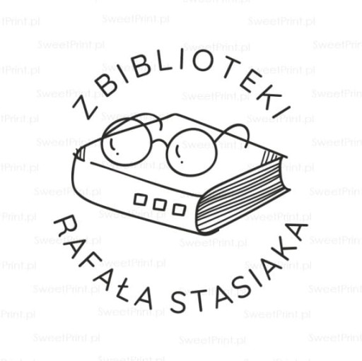 EX LIBRIS Personalizowany stempel ZACZYTANIE