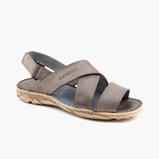 037 MAXIMUS polskie sandały na rzepy SKÓRA SZ 41