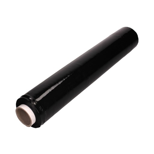 Folia strech czarna 1.65kg netto 23mic