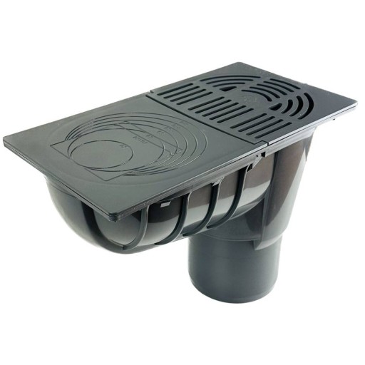 Osadnik uniwersalny z koszyczkiem GALECO PVC czyszczak grafit 7024