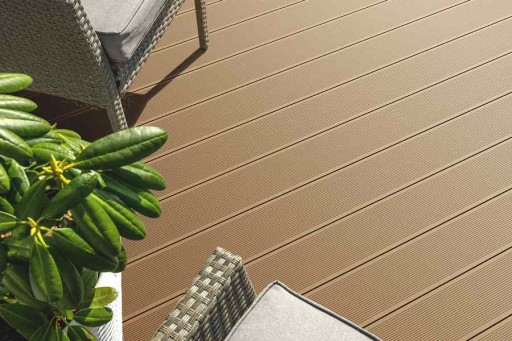 4m2 =>ZESTAW deski tarasowej kompozytowej+legary+klipsy Bergdeck WILD TEAK