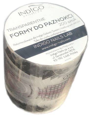 Indigo Formy Szablony TRANSPARENT 200szt