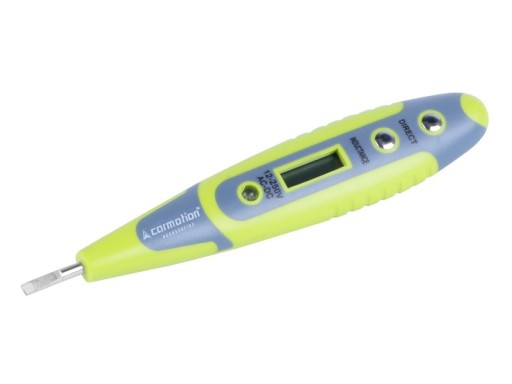 PRÓBNIK NAPIĘCIA LCD 12-250V PROBÓWKA TESTER LED