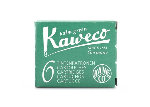Naboje atramentowe - Kaweco - Palm Green, 6 szt.
