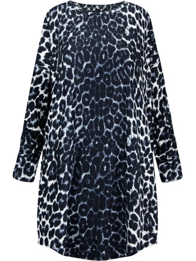 Kobieca urokliwa wzorzysta tunika PLUS SIZE 4XL 48