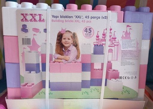 Zestaw klocków konstrukcyjnych XXL mega duże plastikowe klocki Polesie WADE