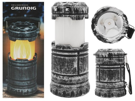 LAMPA LAMPION LATARKA GRUNDIG 6W 3in1 50 LUMENÓW