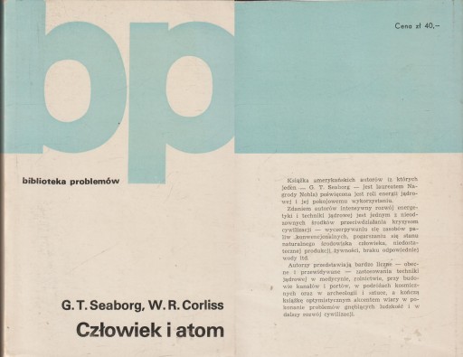 CZŁOWIEK I ATOM Seaborg Corliss