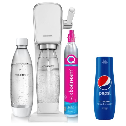 SODASTREAM Saturator syfon ART biały PEPSI
