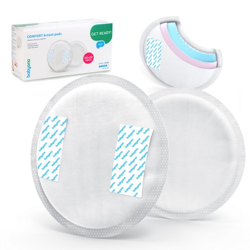 BabyOno WKŁADKI LAKTACYJNE Comfort 50 + 20 GRATIS