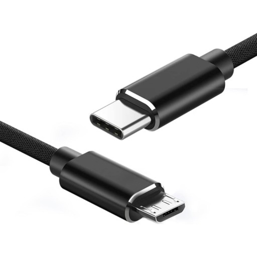 Kabel USB-C do USB Micro B 5-pinowy przewód ładujący Obsługa ładowania i synchronizacji OTG