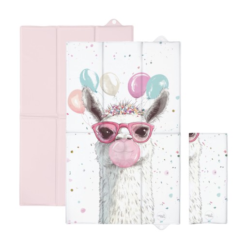 Ceba Składana mata do przewijania duża 50x80cm Basic Crazy Llama