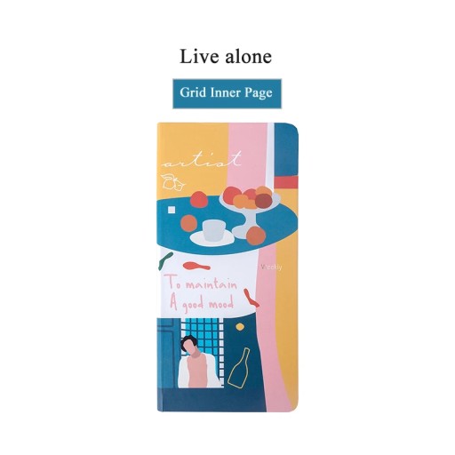 Weekly Planner Notebook Small Grid Notepad