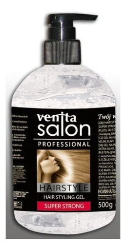 Venita Salon Żel do włosów Super Strong 500 ml