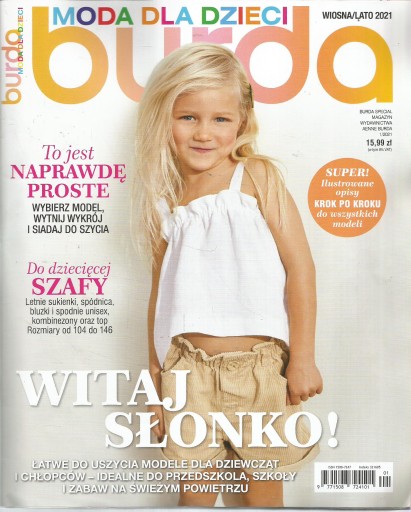 1/2021 BURDA Moda dla dzieci + wykroje