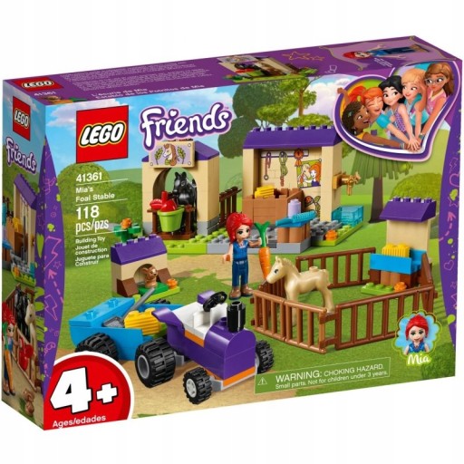 LEGO FRIENDS 41361 STAJNIA ZE ŹREBAKAMI MII