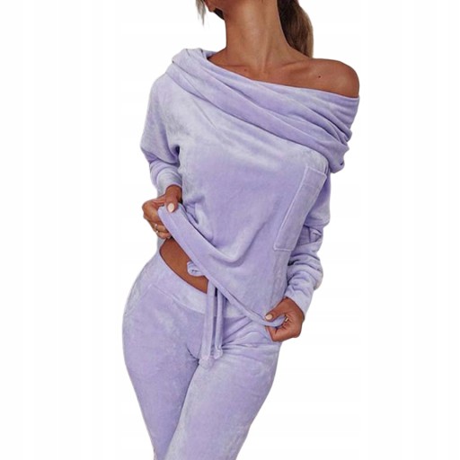 DRES WELUROWY KOMPLET ZESTAW SPODNIE BLUZA