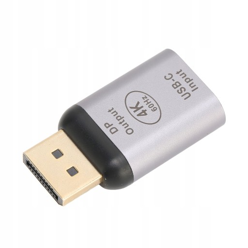 Adapter USB C na DisplayPort 4K 60Hz Plug and