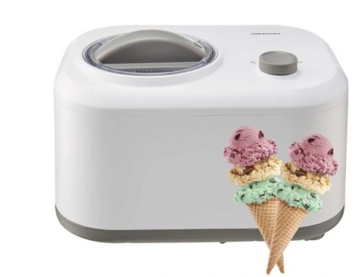 Maszyna do lodów domowych, Sorbetów 1L, 100W