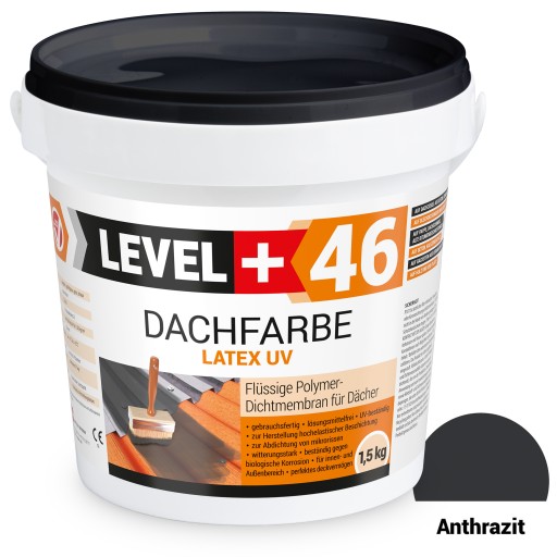 Farba Dachowa 1,5 kg Folia na Dach Antracyt L+46