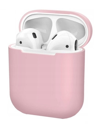 ETUI CASE SILIKONOWE APPLE AIRPODS RÓŻOWE