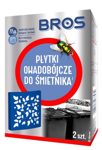 Płytki Owadobójcze do Śmietnika Bros 2 szt
